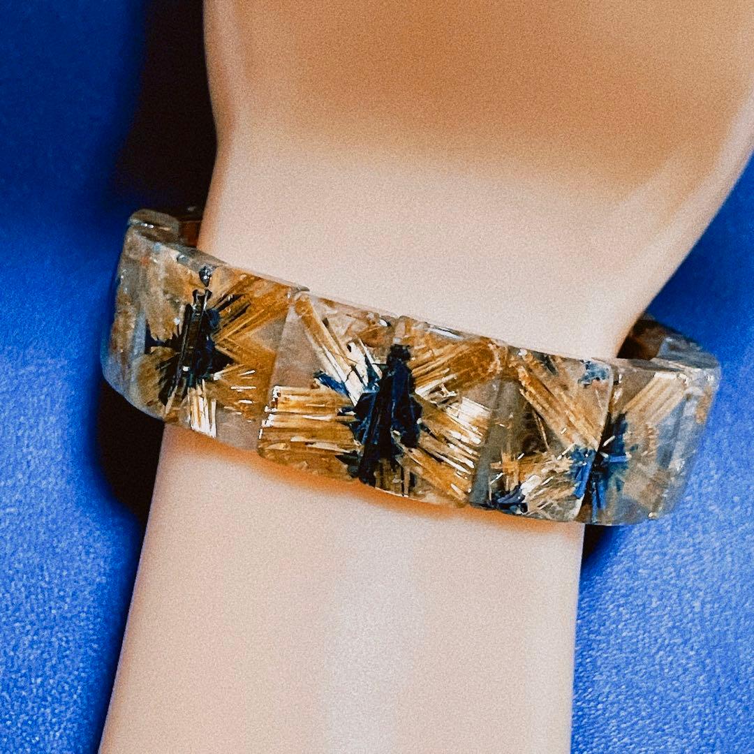 しのぶ先生✨️太陽タイチンルチルバングル✨️ブレスレット✨️