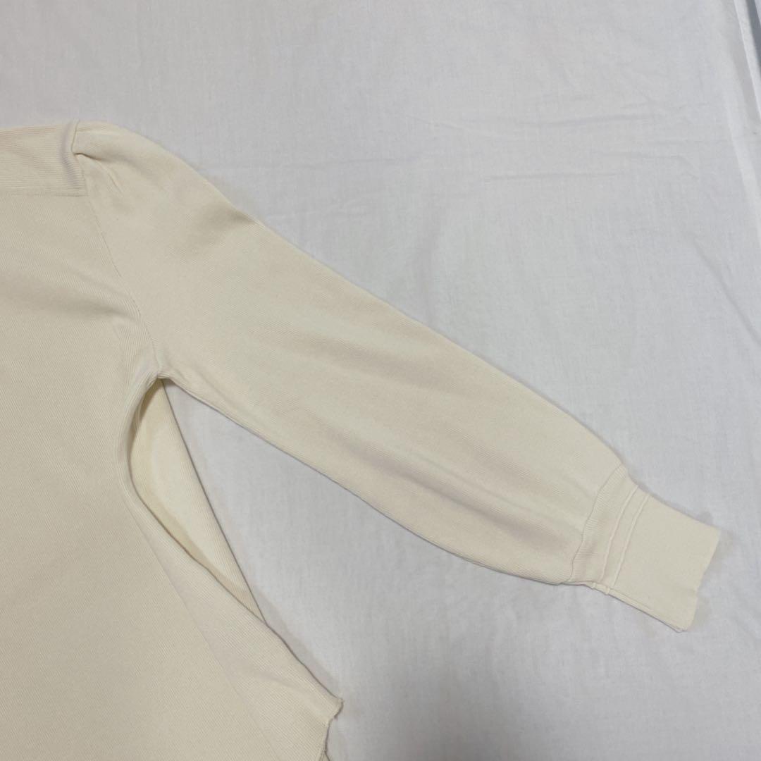 TODAYFUL トゥデイフル スタンドカラーリブトップス 白