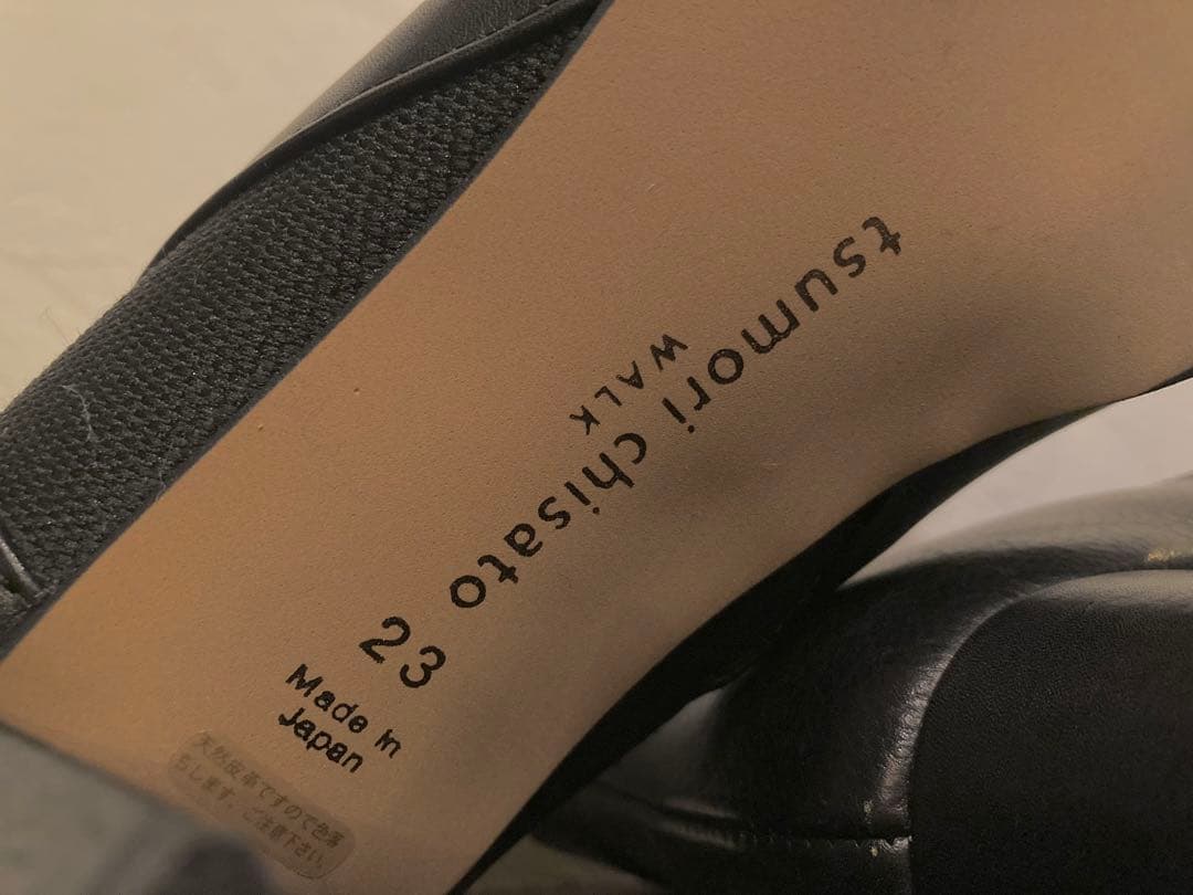 ◆美品！3時間のみ使用◆ツモリチサト◆サイドゴアブーツ23.0ｃｍ◆