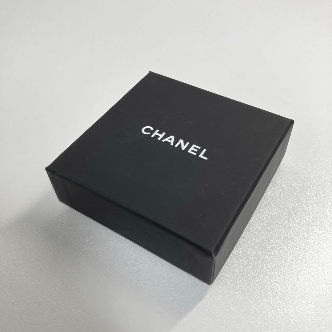 CHANEL シャネル レザー バレッタ ココマーク 箱付き