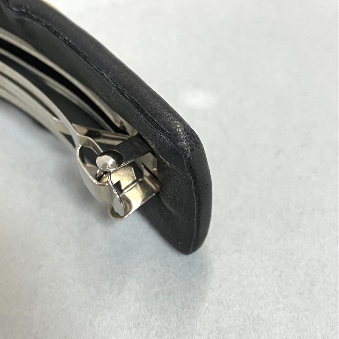CHANEL シャネル レザー バレッタ ココマーク 箱付き