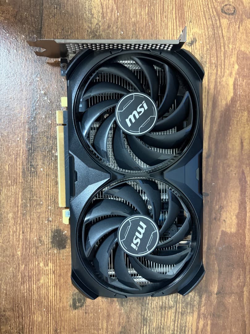 グラフィックボード・グラボ・ビデオカード MSI RTX 4060 VENTUS 2X BLACK OC 8G