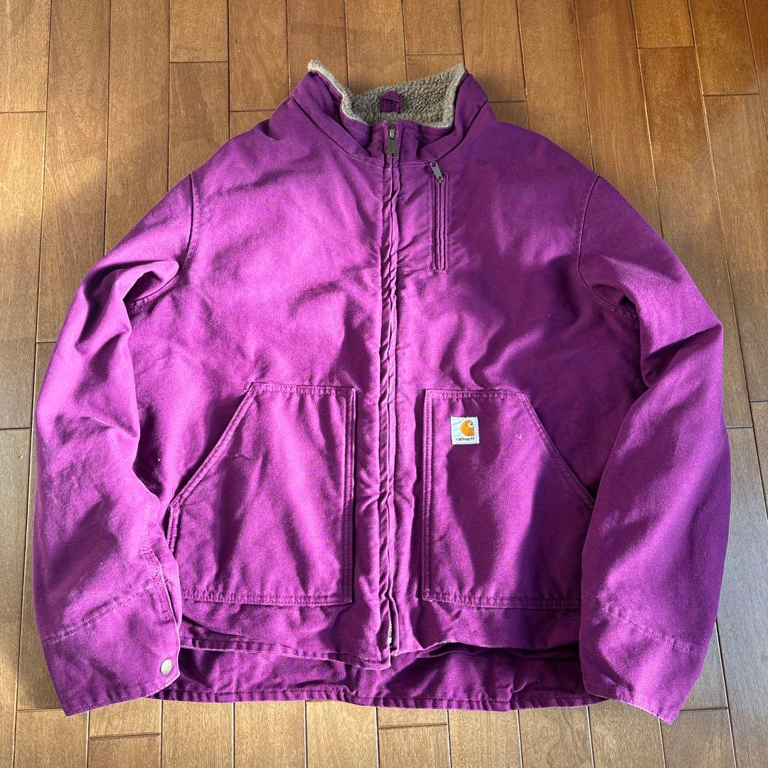 セール中！carhartt パープル　ジャケット