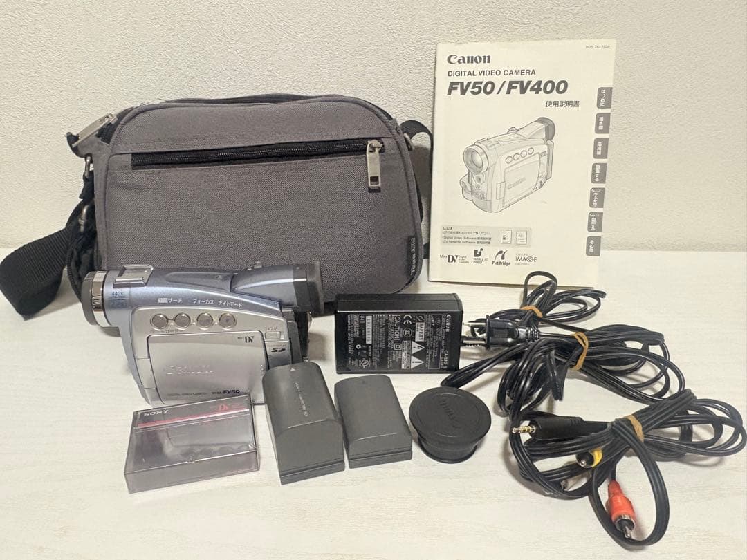Canon MiniDVデジタルビデオカメラ DM-FV50