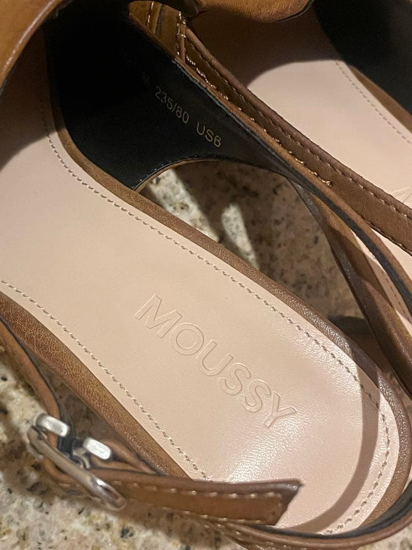 MOUSSY BELTED ミュール　'25AW新作