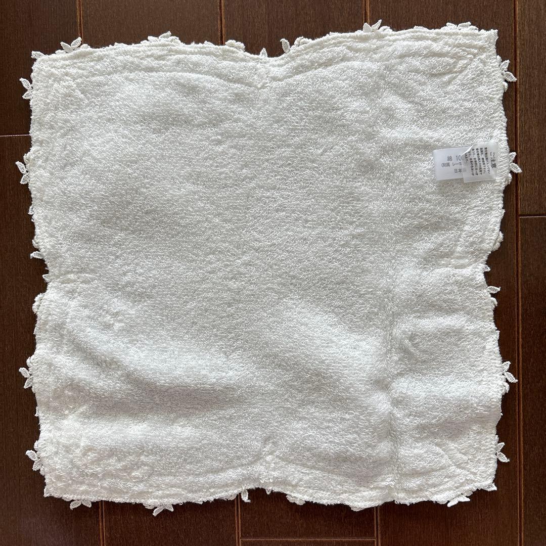 未使用　WAKO ベトナム製　手刺繍ハンカチ　タオルハンカチ　ワコウ　銀座和光