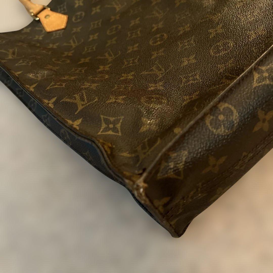 LOUIS VUITTON ルイ ヴィトン モノグラム サックプラ+ポーチ付
