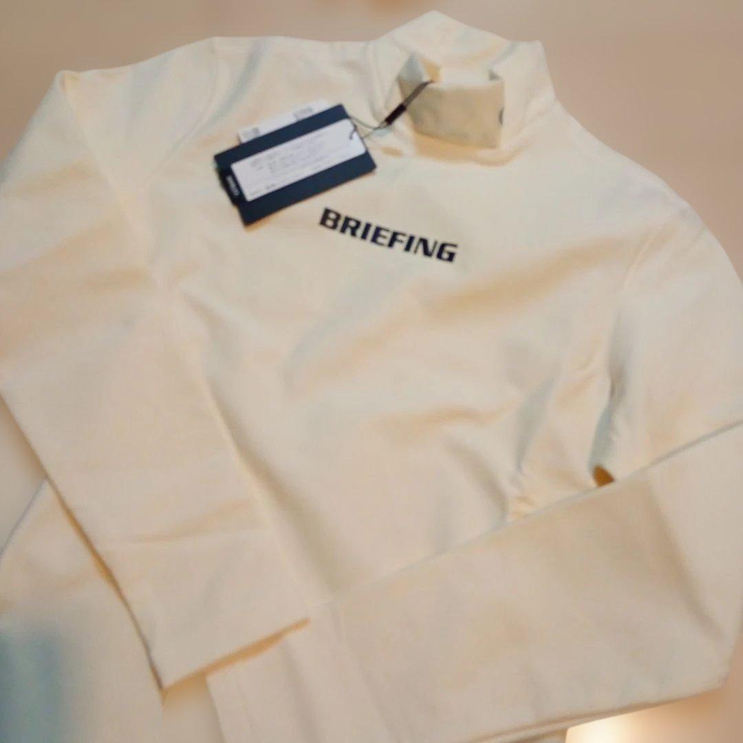ブリーフィングゴルフレディース冬用BRIEFING ハイネック ホワイト