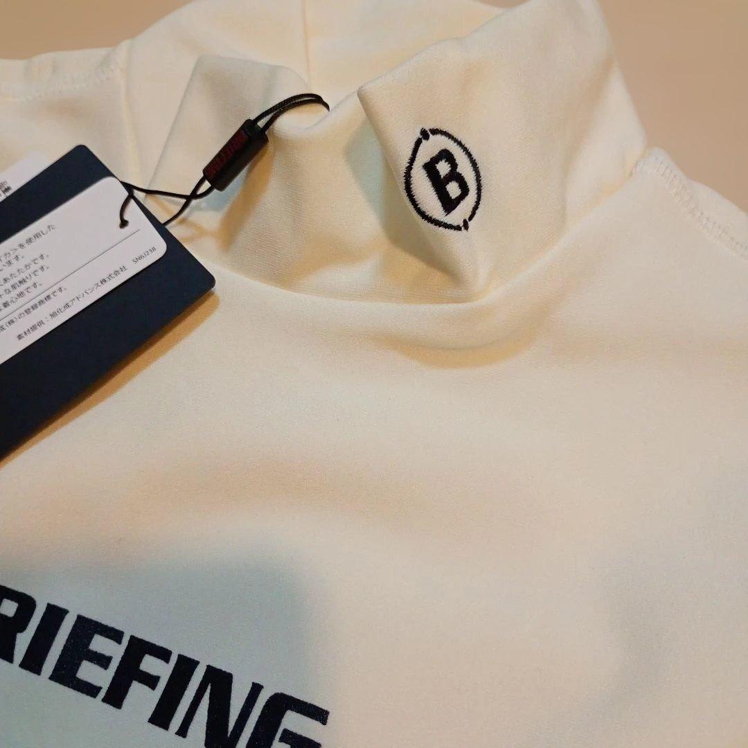 ブリーフィングゴルフレディース冬用BRIEFING ハイネック ホワイト