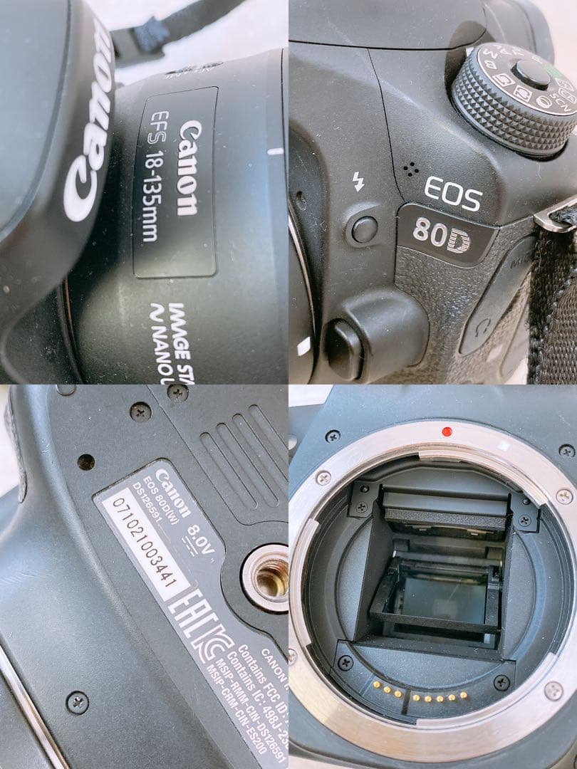 通電OK キャノン デジタル一眼レフカメラ EOS 80D Canon