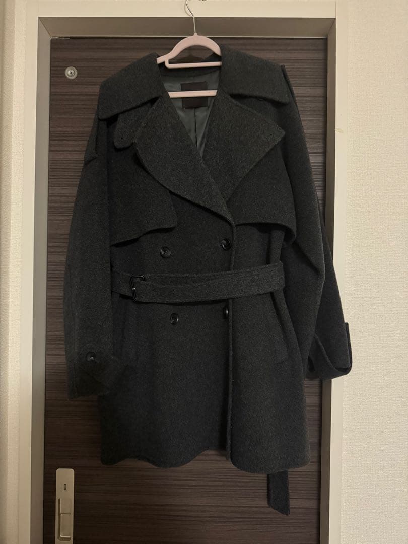 anuansリバーミドルトレンチコート