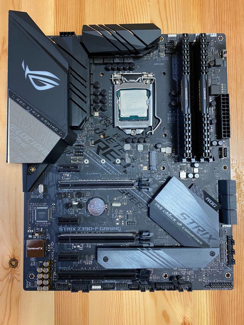 (値下げ) i9-9900K + STRIX Z390-F + 32GBメモリ