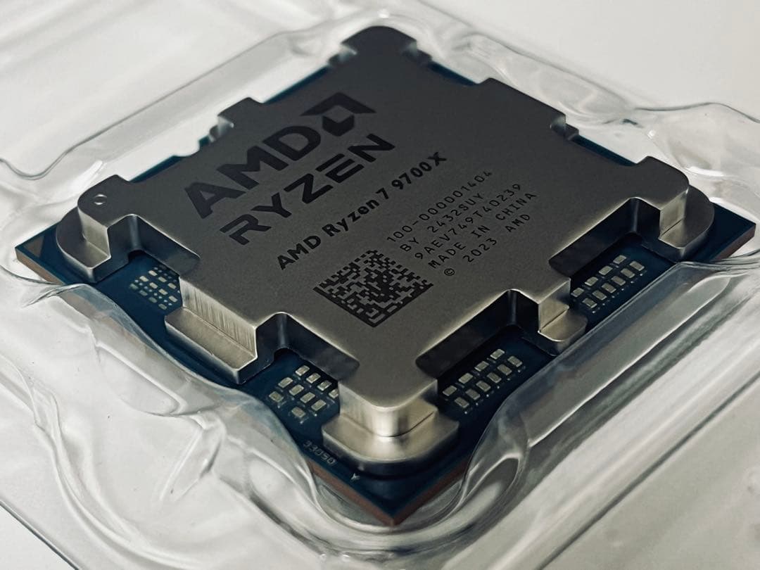 【新品バルク品】AMD RYZEN 7 9700X 8C/16T AM5 CPU