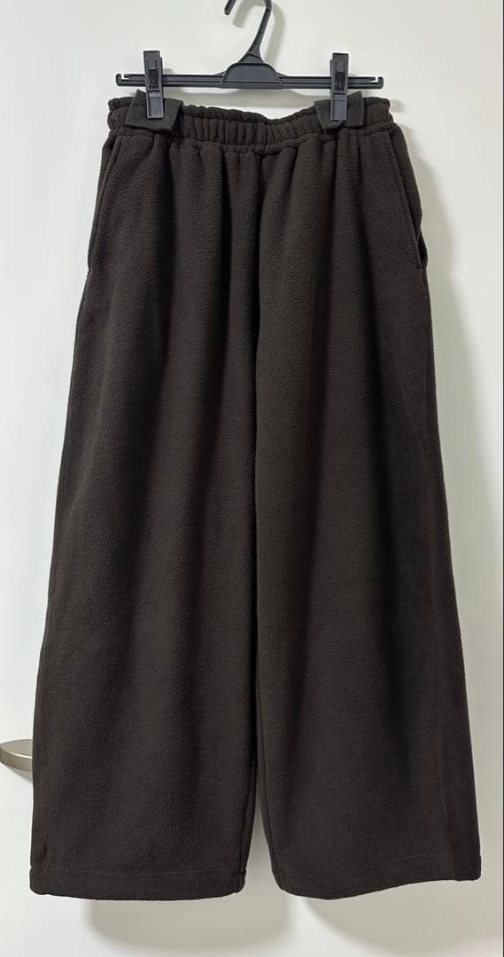 ETRE TOKYO ドロストヘムエコフリースパンツ