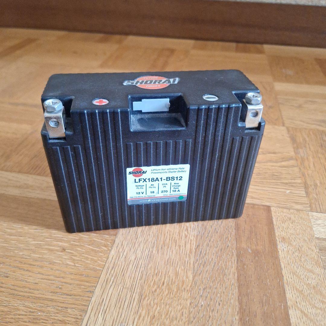 shorai LFX18A1-BS1 リチウムイオンバッテリー　箱無し　バイク