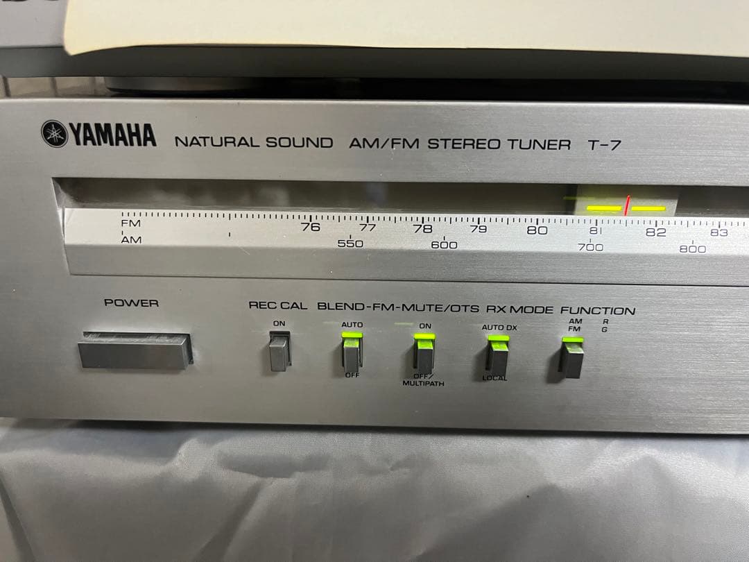 ヤマハ　チューナー　名機　T-7 動作品 4連バリコン