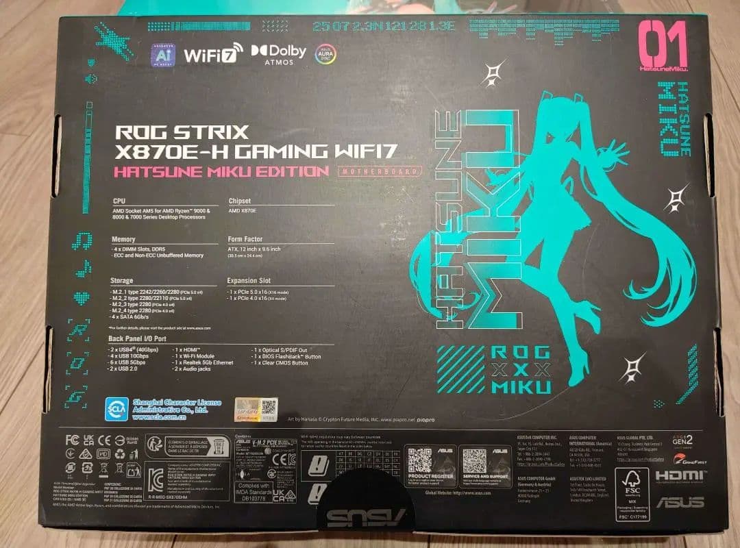 ROG STRIX X870E-H WiFi7 初音ミク エディション未開封
