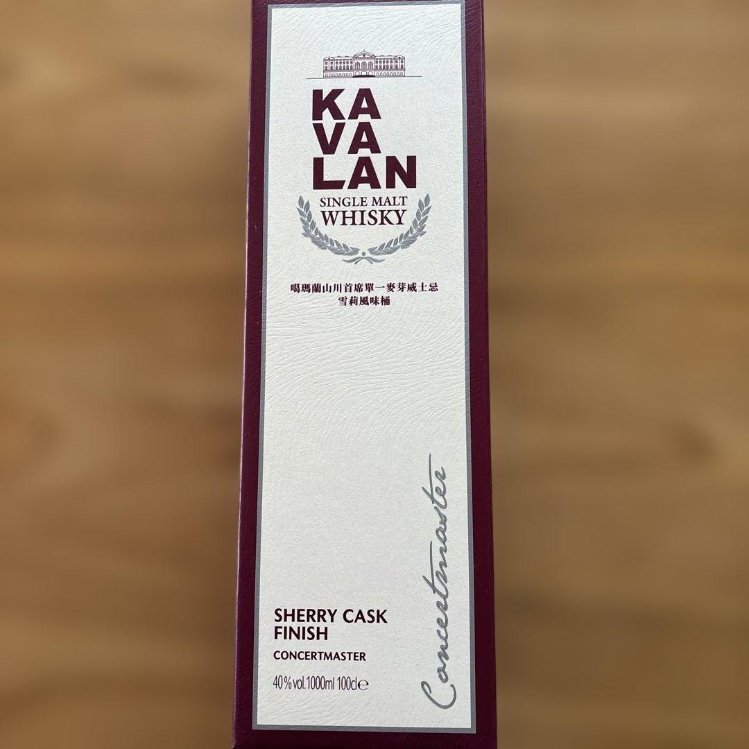 未開栓 カバラン　シングルモルトウィスキー1000ml