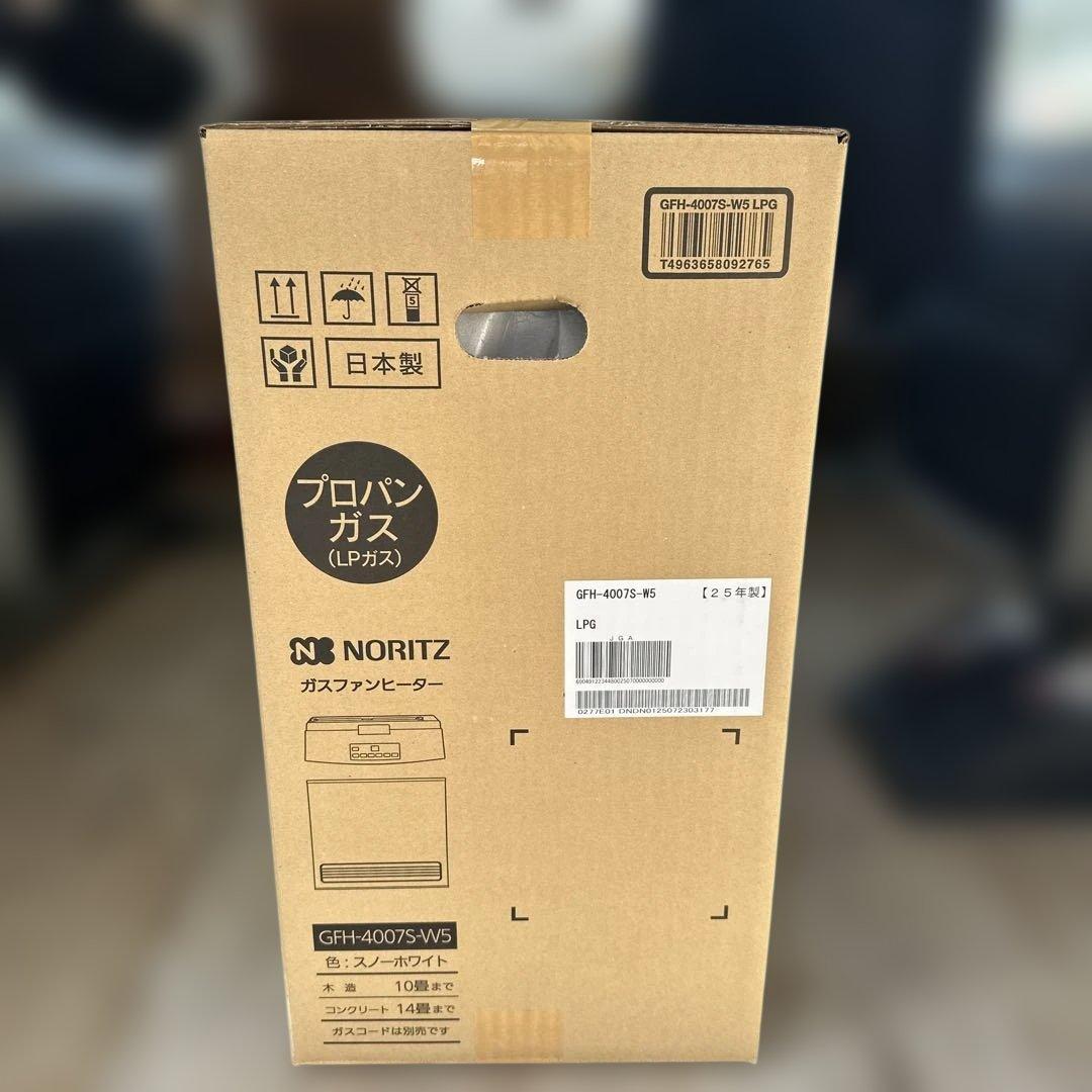 NORITZ ガスファンヒーター GFH-4007S-W5