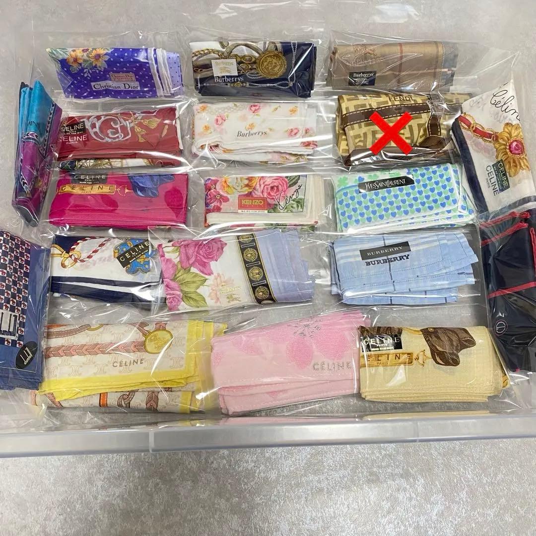 BURBERRY クリスチャンディオール CELINE ハンカチ まとめ 大量