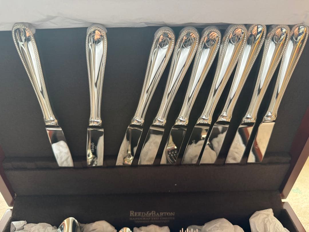 クリストフル カトラリーセット 45本 木箱付き／完品