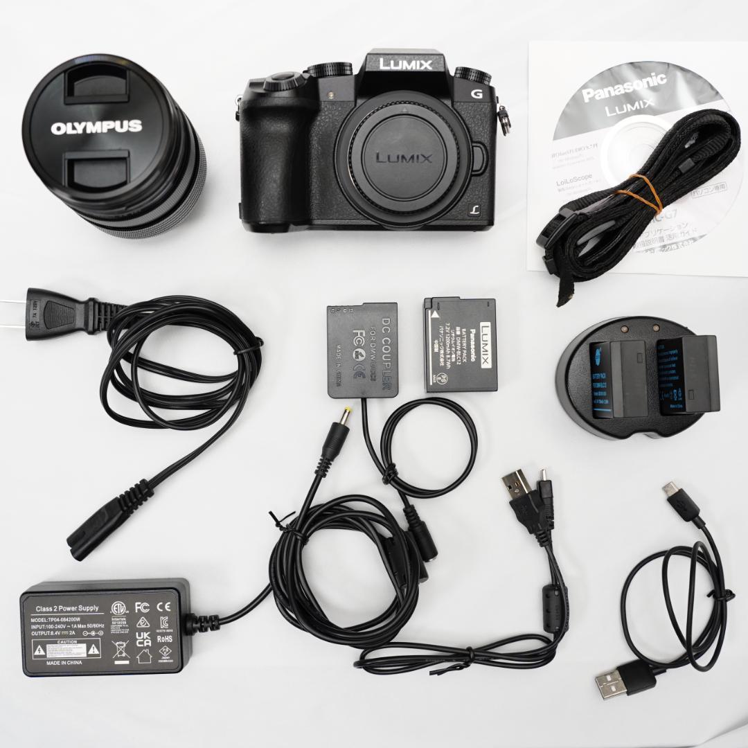 【レンズセット】LUMIX DMC-G7と12-40mmレンズバッテリーセット