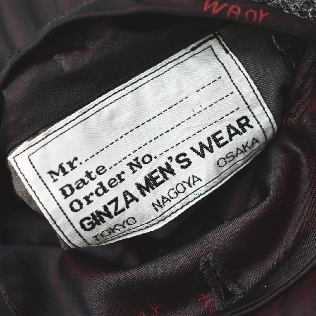 ギンザメンズウェア x ハリスツイード 段返り 3B テーラードジャケット