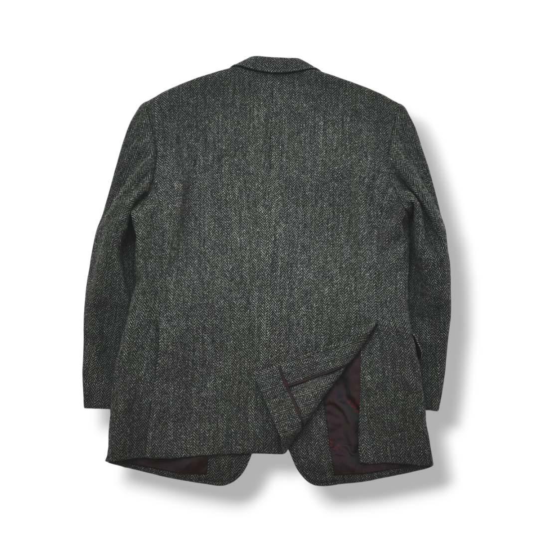 ギンザメンズウェア x ハリスツイード 段返り 3B テーラードジャケット