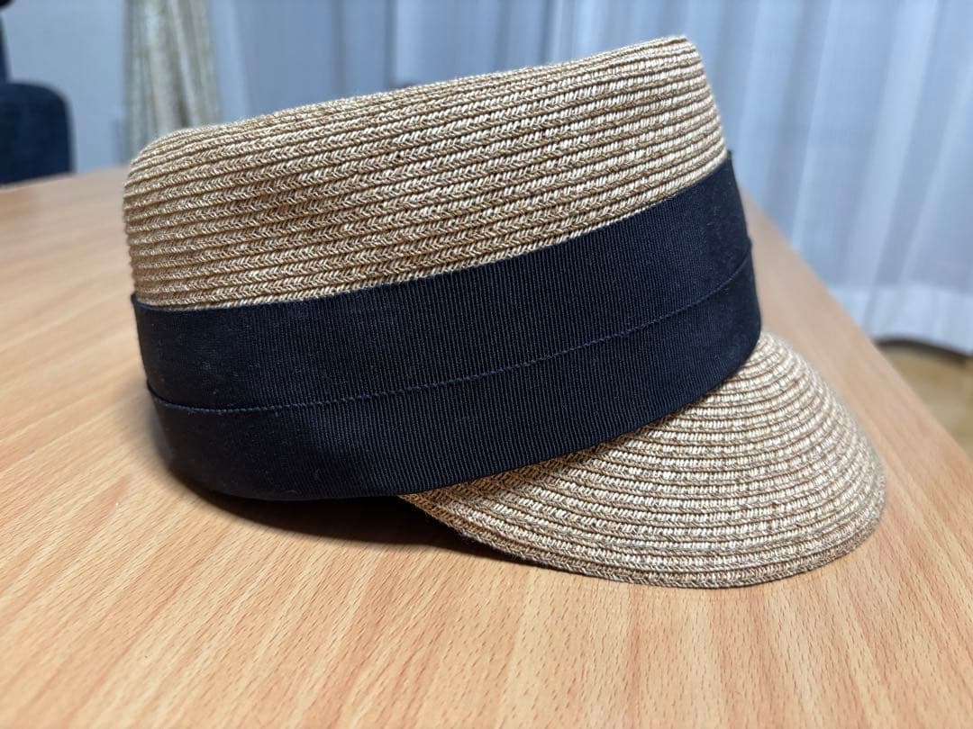 CA4LA カシラ　ベージュ 麦わら帽子 キャペリンハット