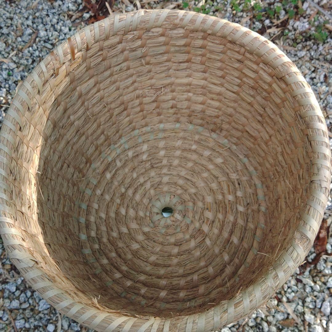 古民具　昭和レトロ　藁いずみ　飯つぐら　藁細工
