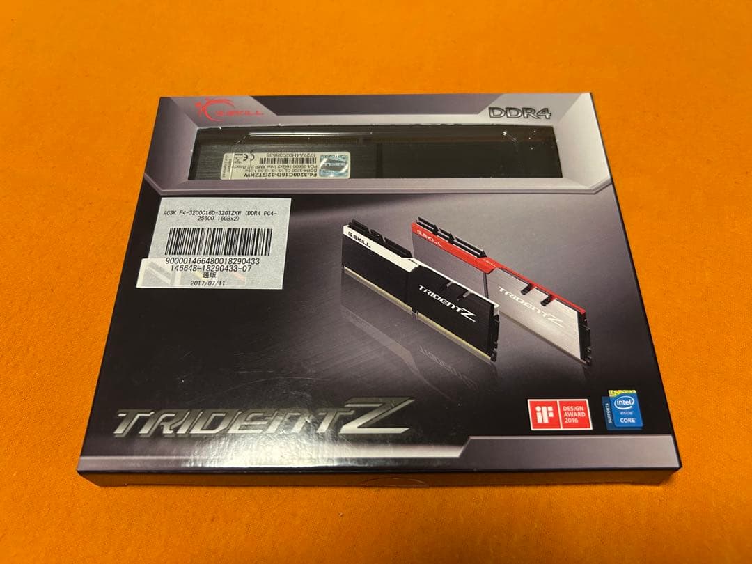 【MEM】G.SKILL DDR4 32GB(16GBx2)【中古】