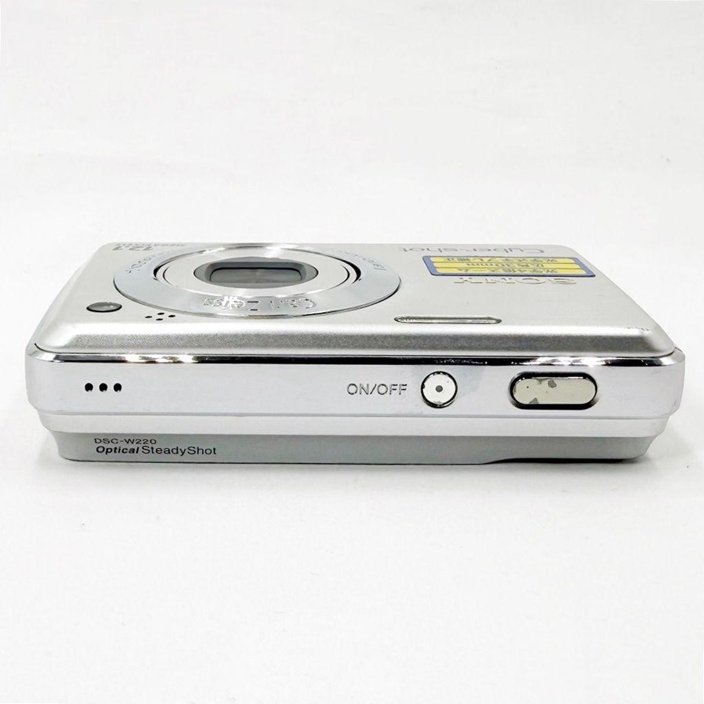 ソニー Cyber-shot DSC-W220 SC シルバー コンデジ カメラ
