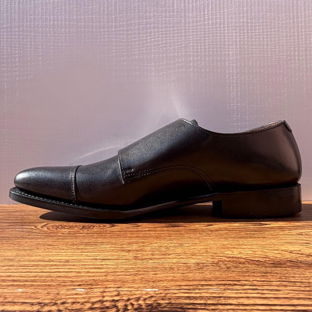 【展示品】ユニオンインペリアル ダブルモンクストラップ US7.5 ブラック