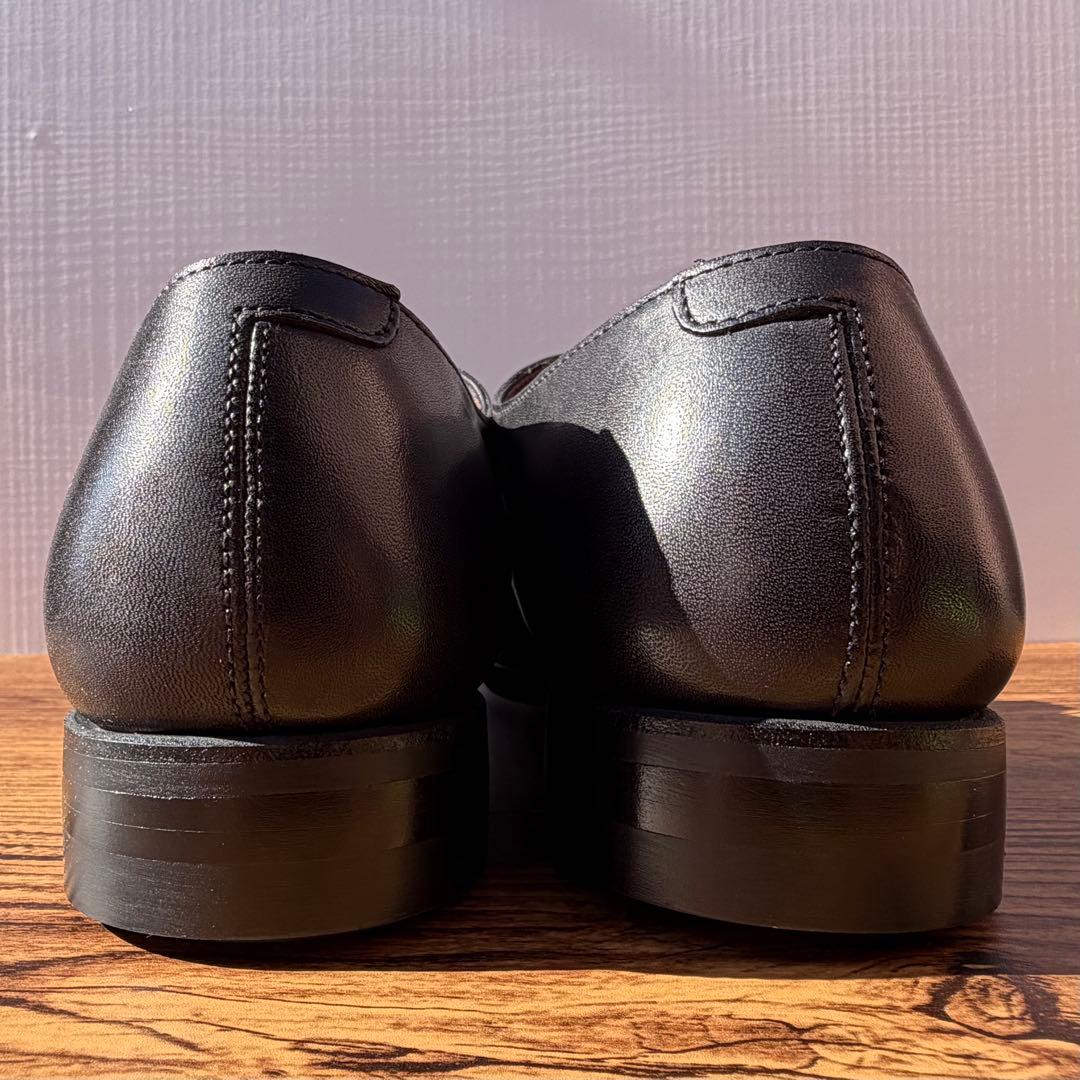 【展示品】ユニオンインペリアル ダブルモンクストラップ US7.5 ブラック