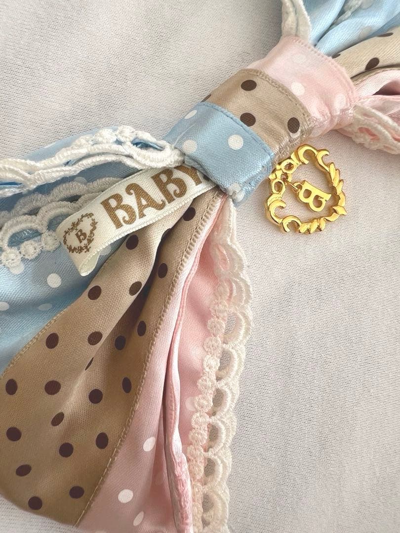 BABY♡Dot Mille-feuilleJSK♡ピンクxクリーム✕サックス