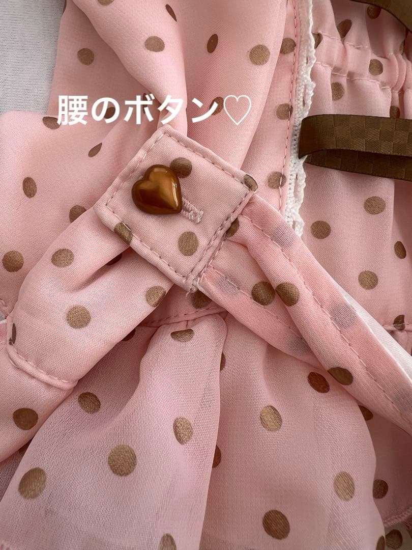 BABY♡Dot Mille-feuilleJSK♡ピンクxクリーム✕サックス