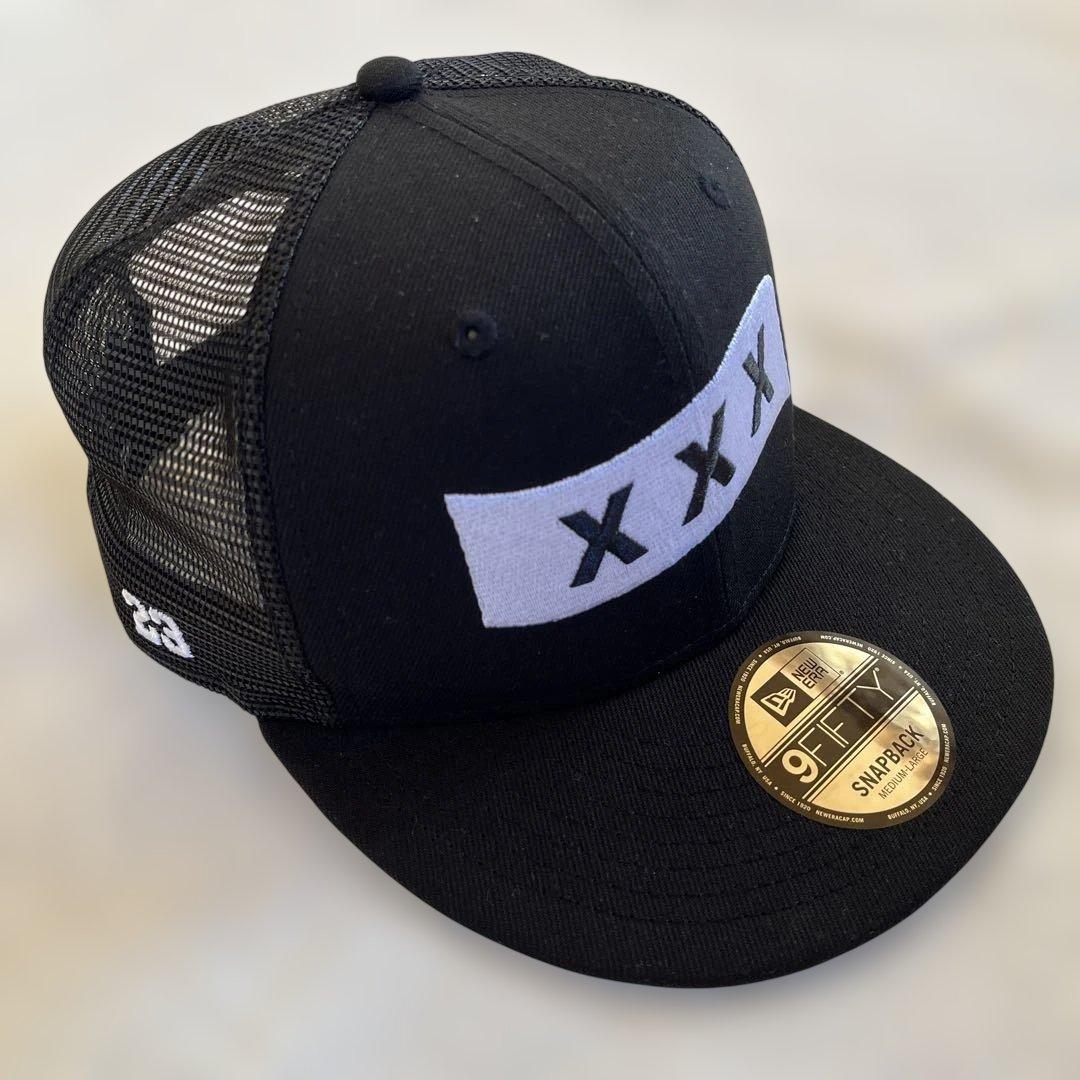 未使用級　NEW ERA × GOD SELECTION XXX　キャップ　黒