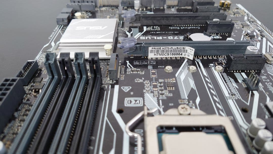 ASUS PRIME H270-PLUS + i7-7700K +メモリ16GB