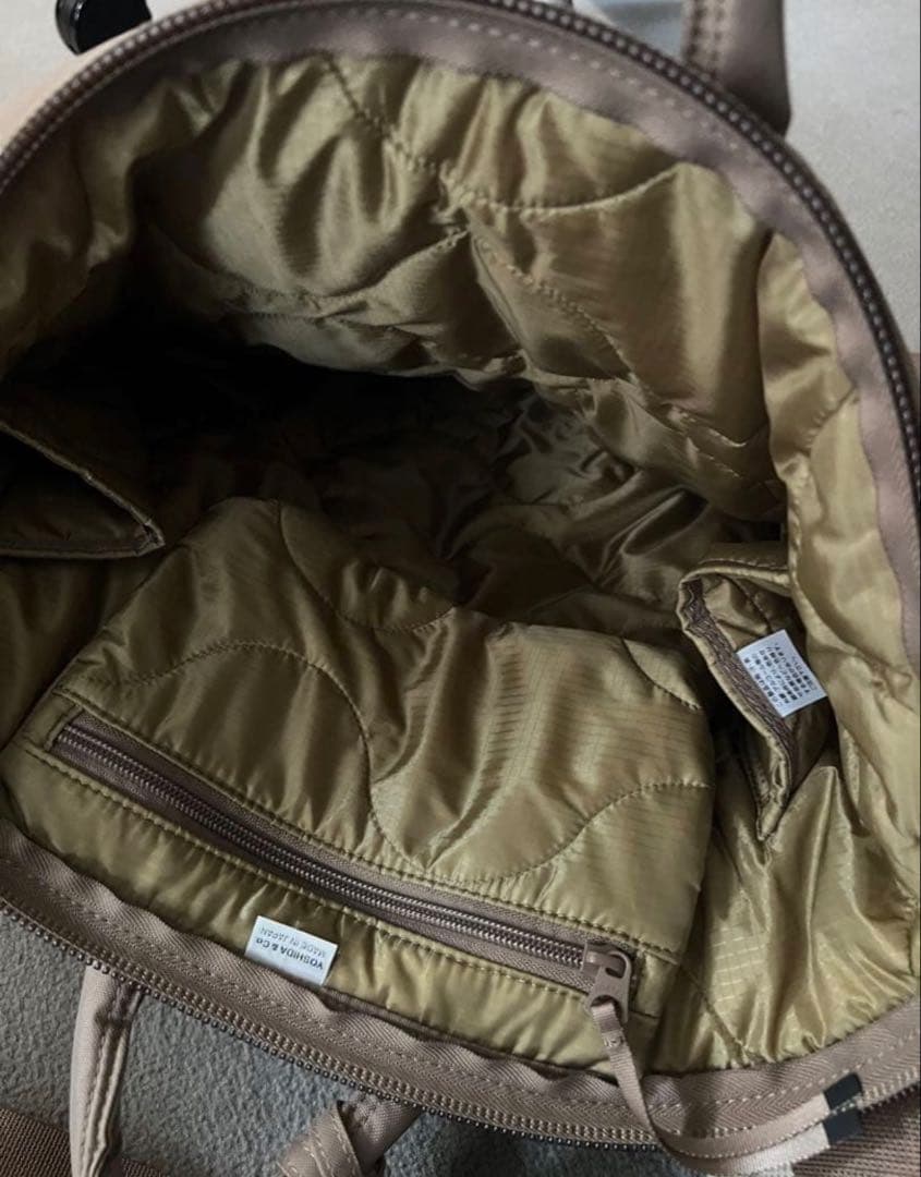 HYKE✖PORTER コラボのヘルメットバック　ベージュ