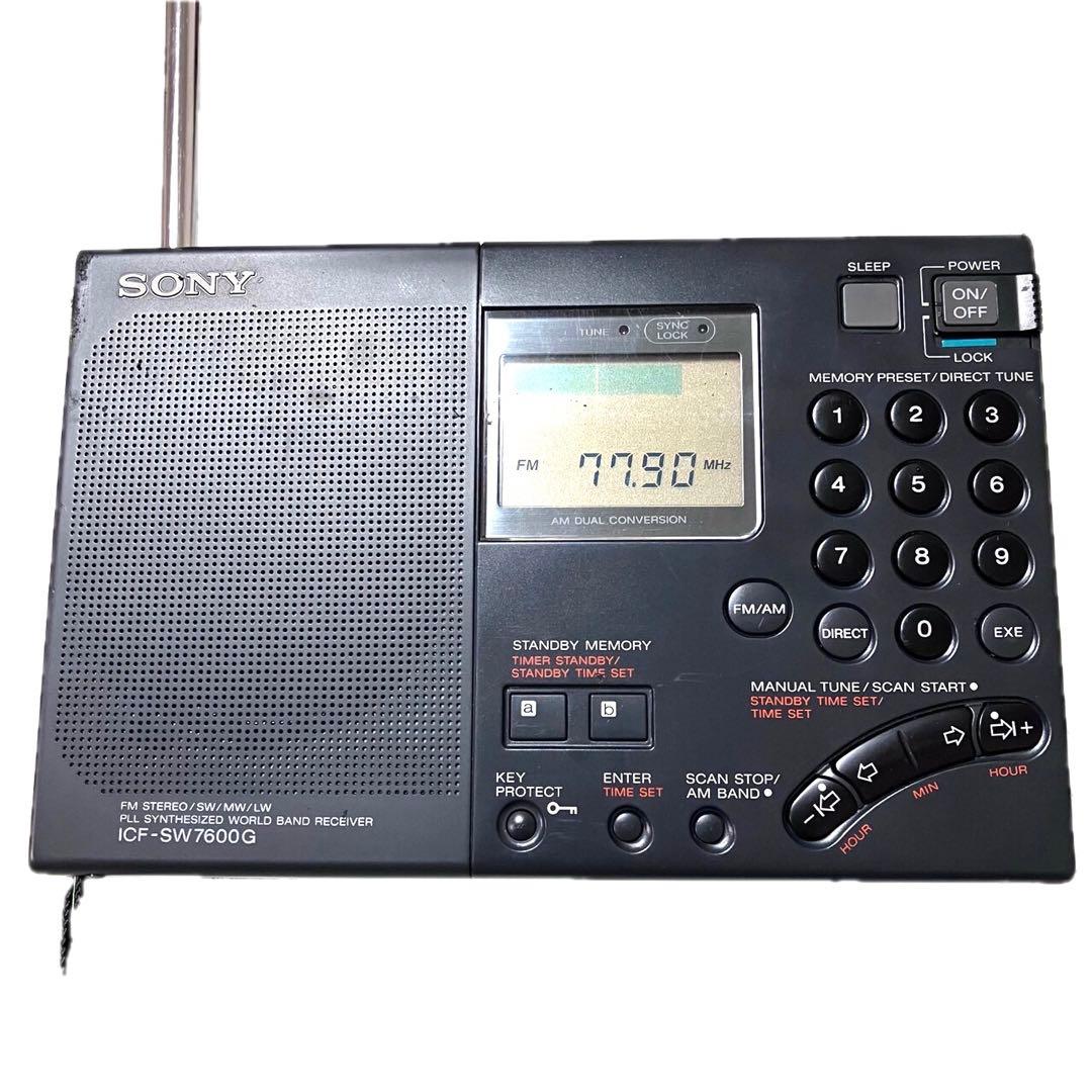 SONY ソニー　高感度　ポータブル短波ラジオ　ICF-SW7600G✨希少品✨