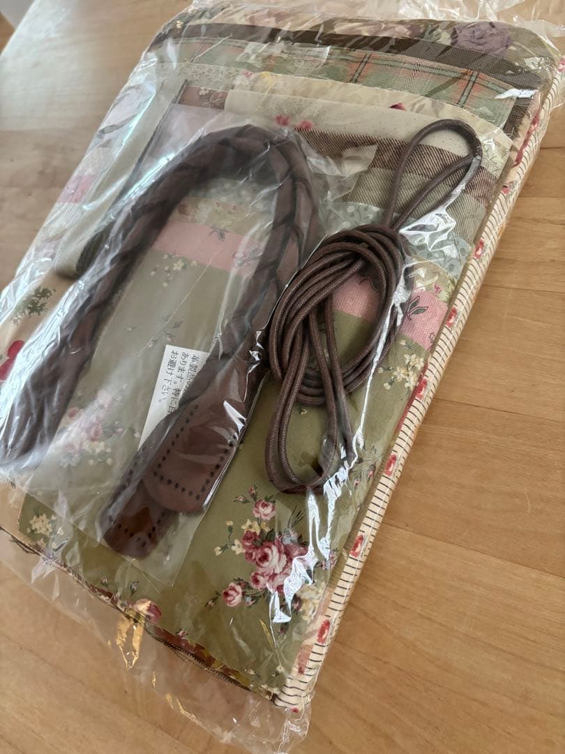 こうの早苗　ログキャビン　スクエアバッグ　キット