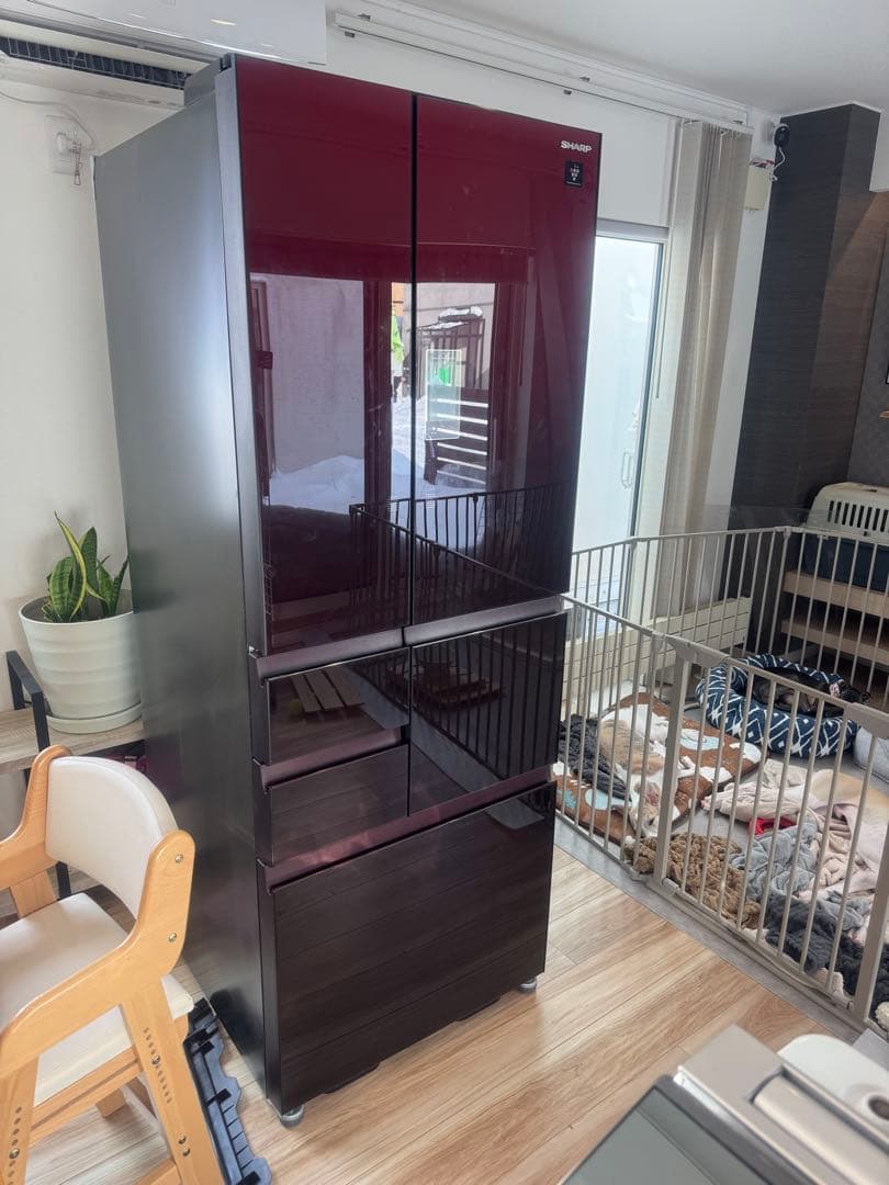 SHARP SJ-GX55D-R 冷蔵庫 550L