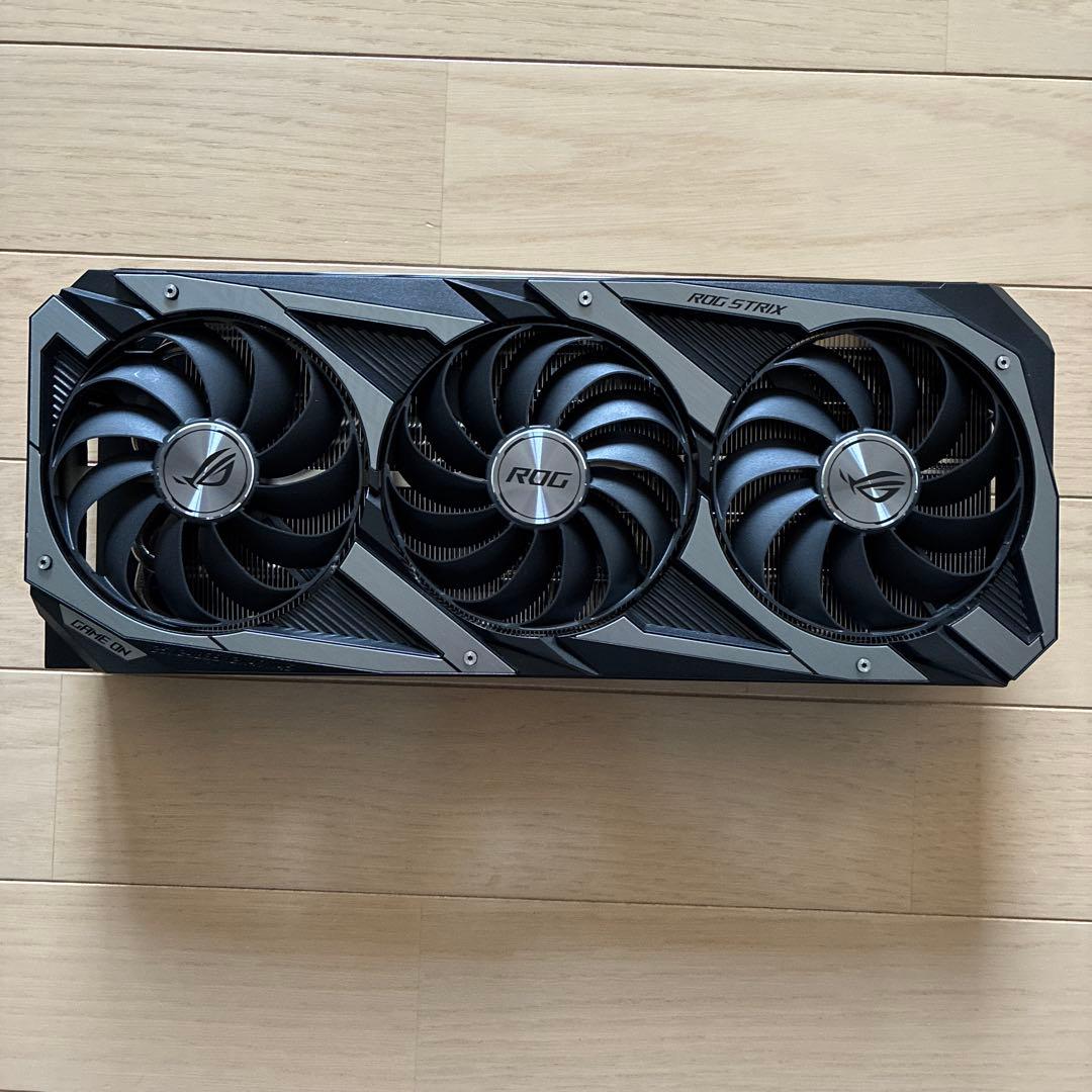 ASUS ROG RTX 3090 ヒートシンク　ファン　バックプレート　LED