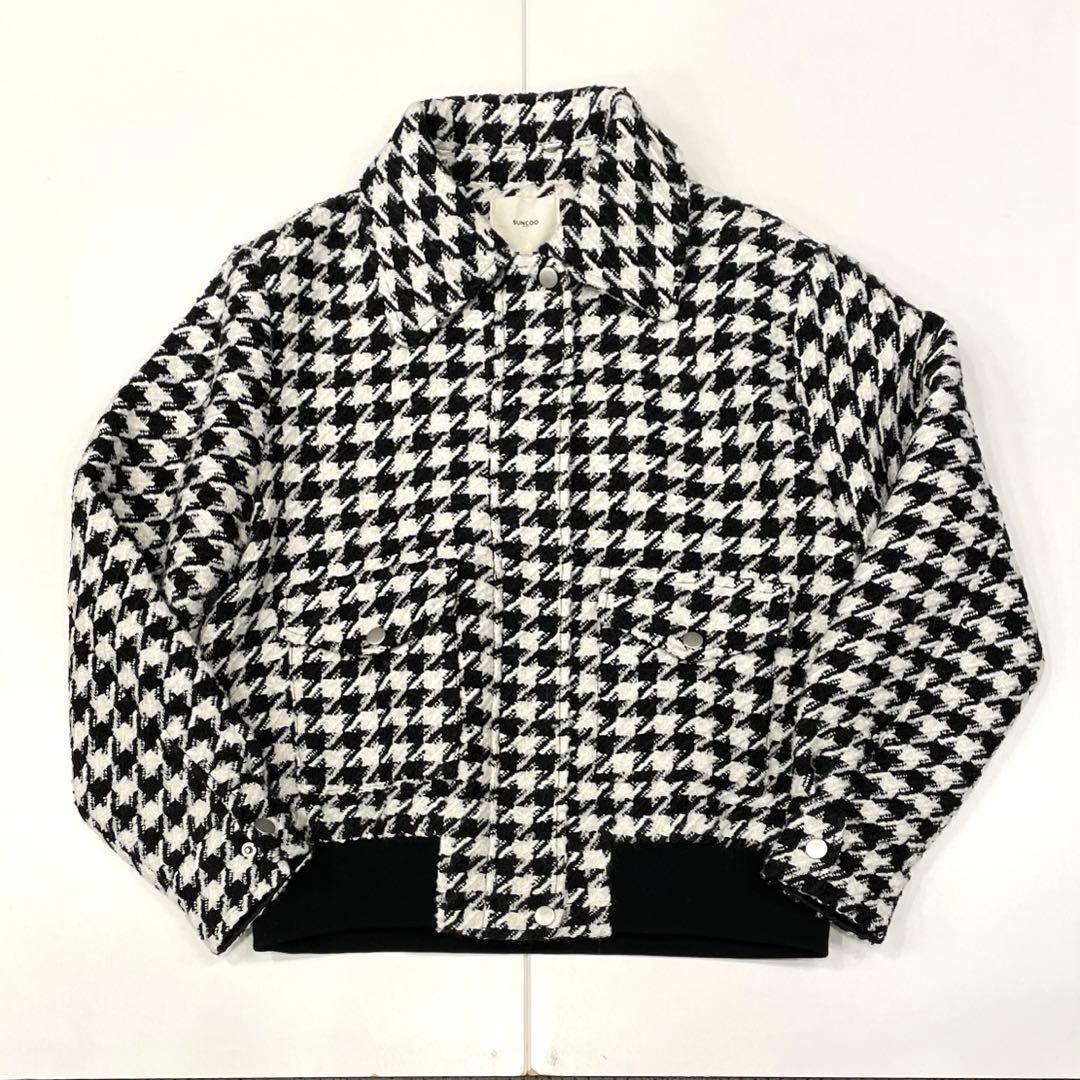 《SUNCOO》SALE‼️新品 ツイード・ボンバージャケット