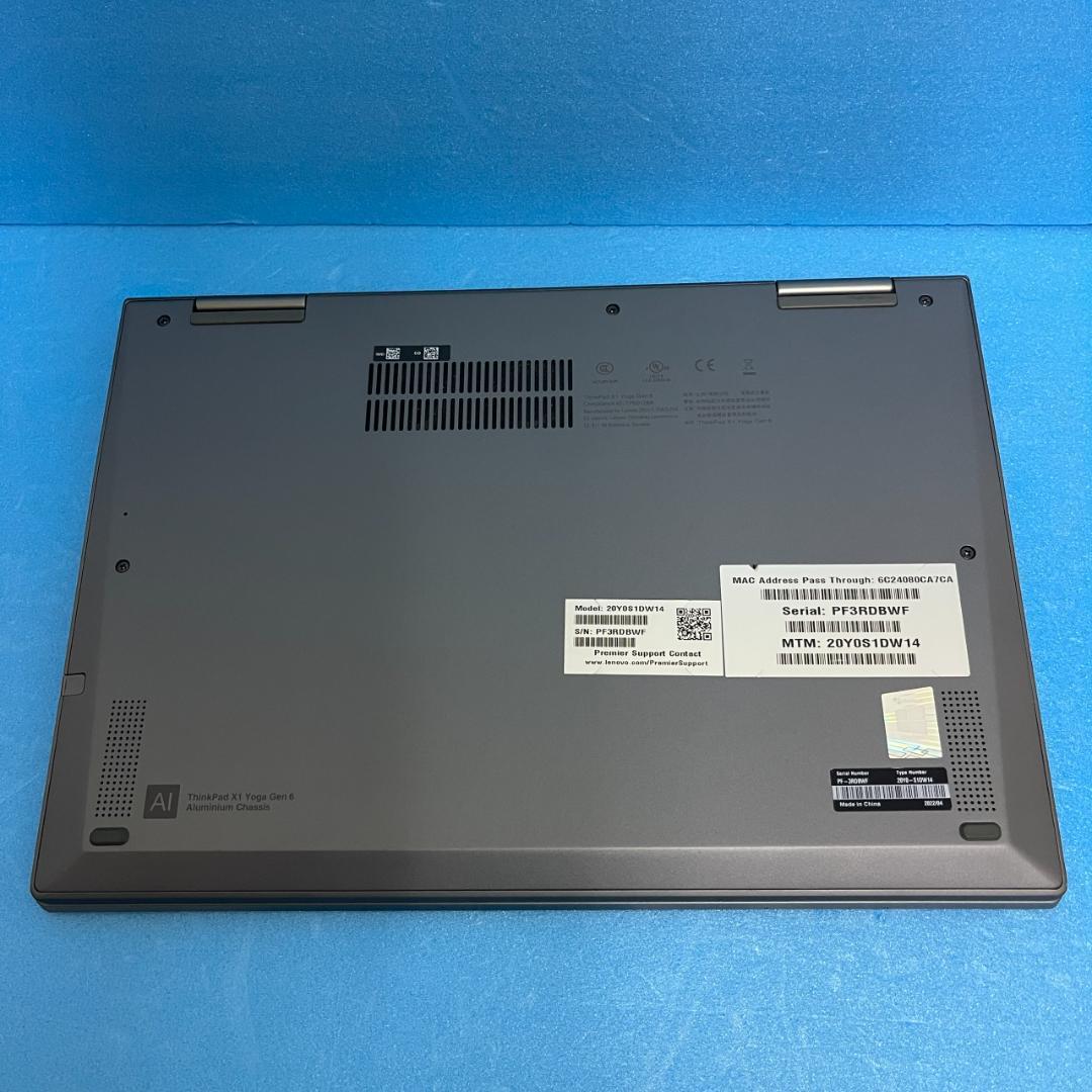 タッチパネル | i7 | ThinkPad X1 Yoga Gen 6