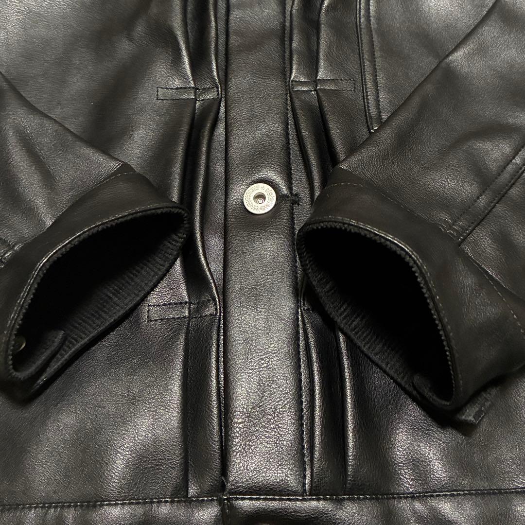 Backers ファースト 大戦モデル 黒 Tバック レザージャケット M