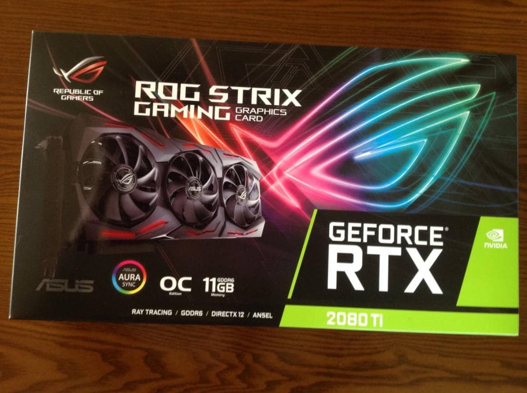 【20年9月まで保証】ASUS RTX2080Ti ROG-STRIX
