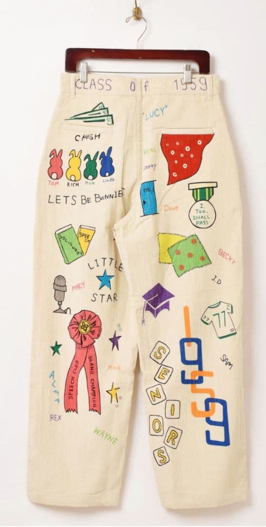 Backers メモリアルペイントデザイン コーデュロイパンツ