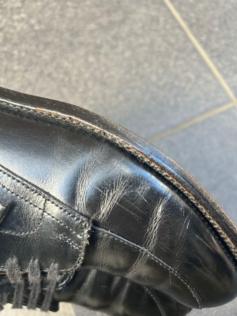 オールデン　Vチップ　カーフレザー