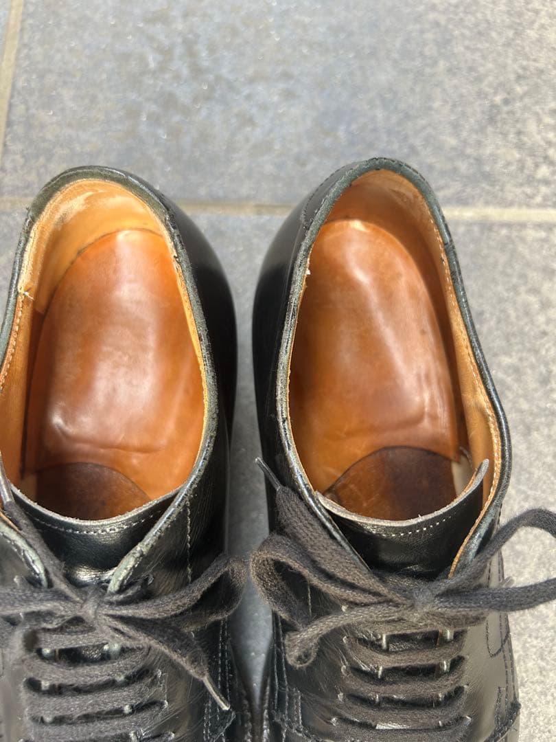 オールデン　Vチップ　カーフレザー